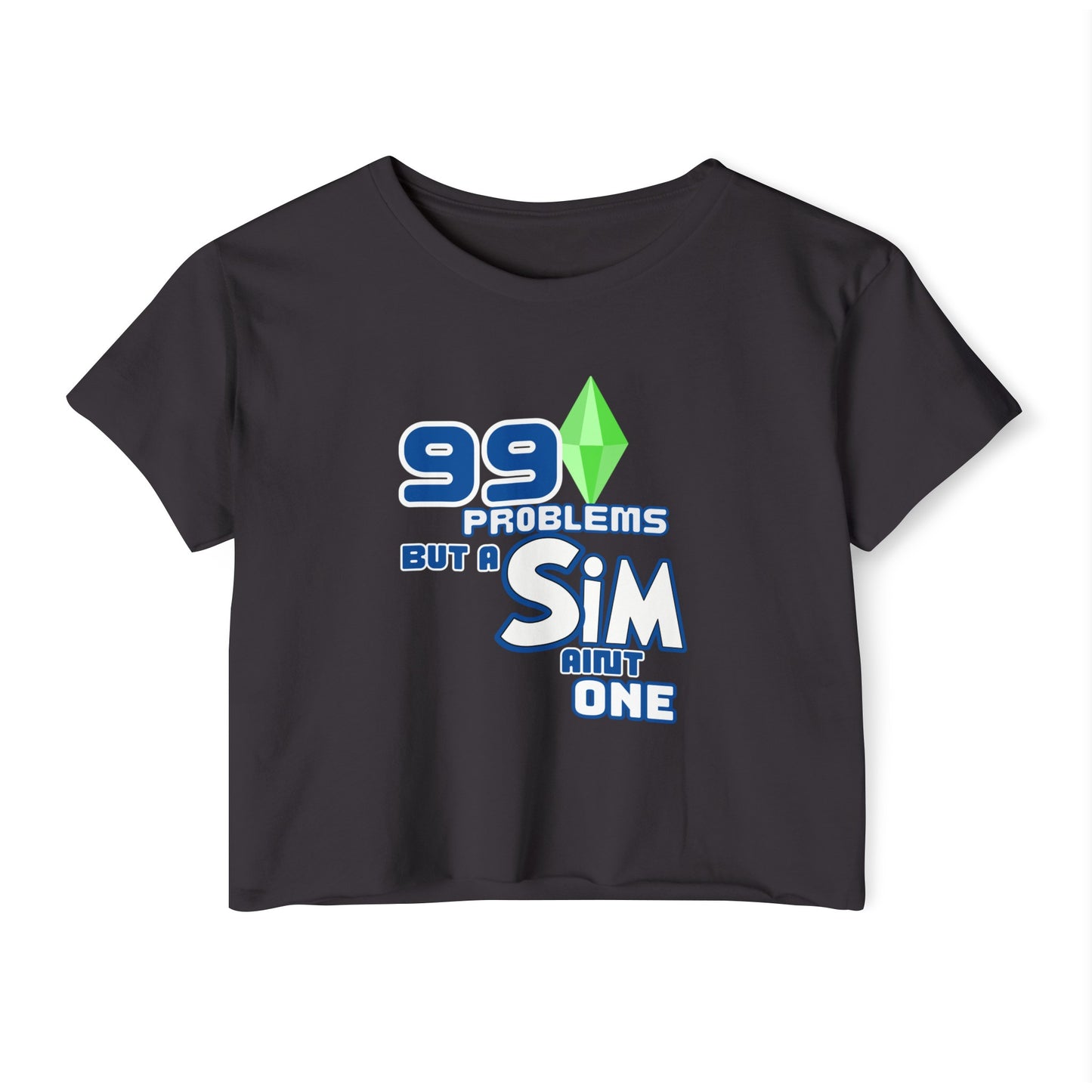 My sims are my safe space! Crop Top