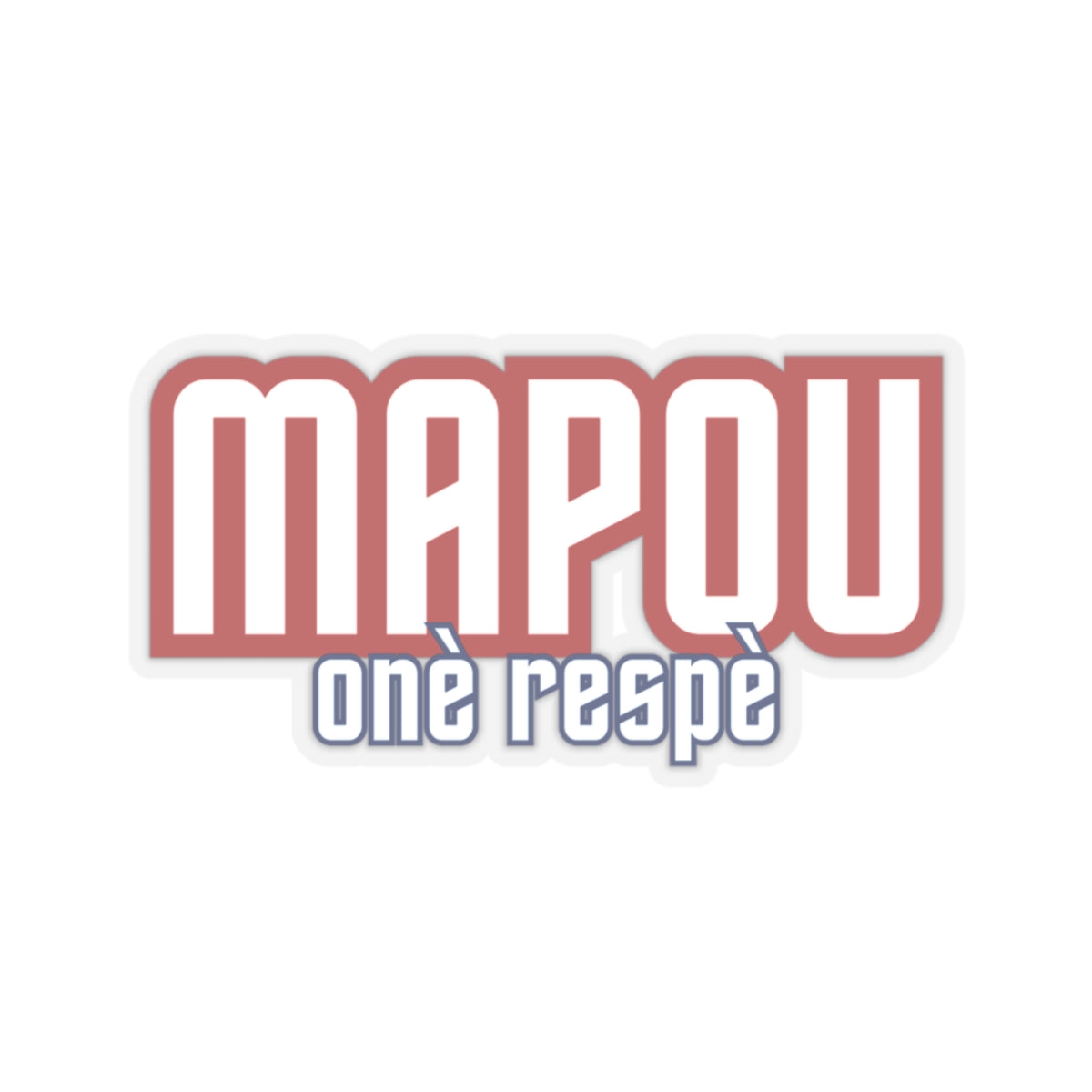 Mapou Comics Kiss-Cut Stickers