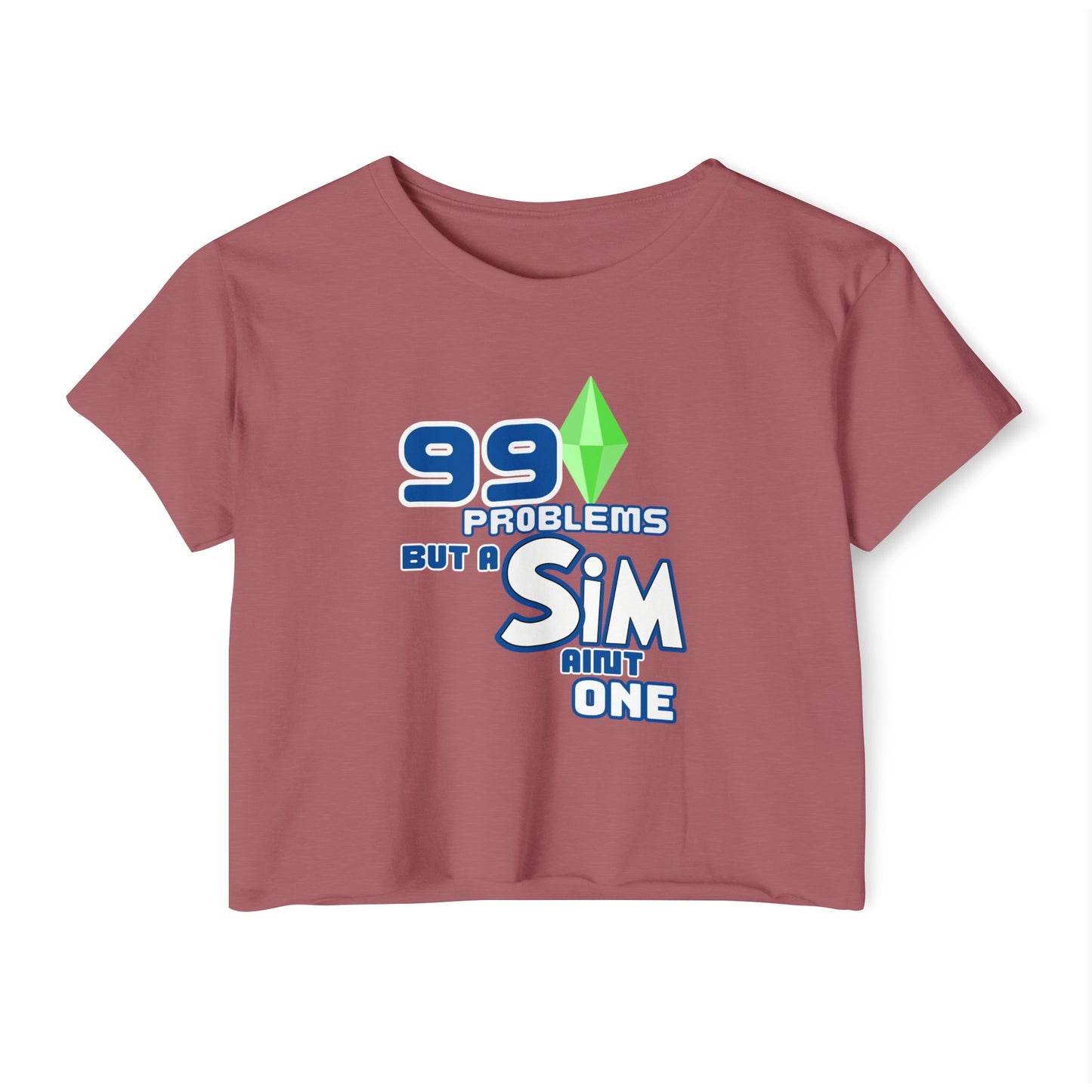 My sims are my safe space! Crop Top