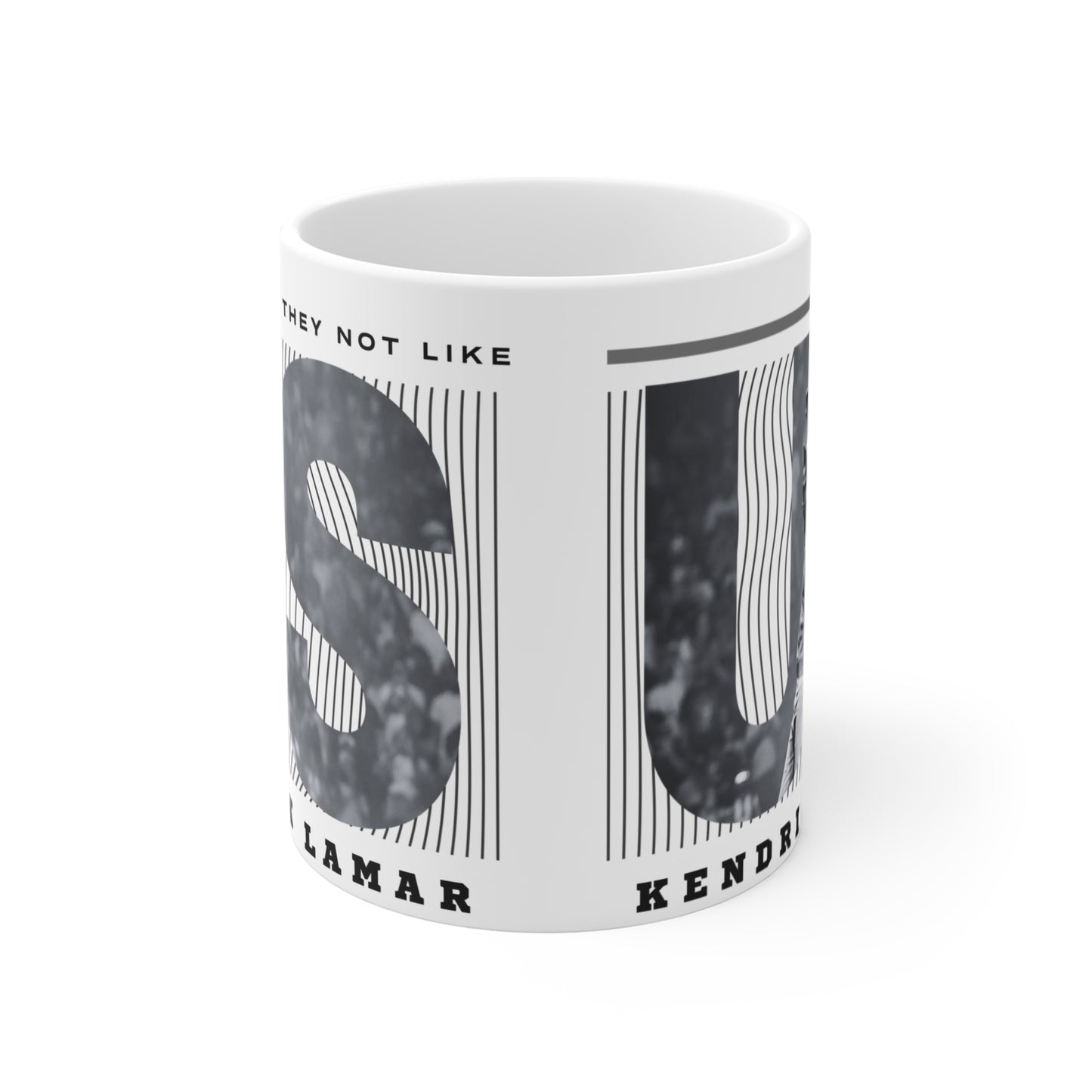 "Not Like Us" Mug in white – For the Real Ones Only