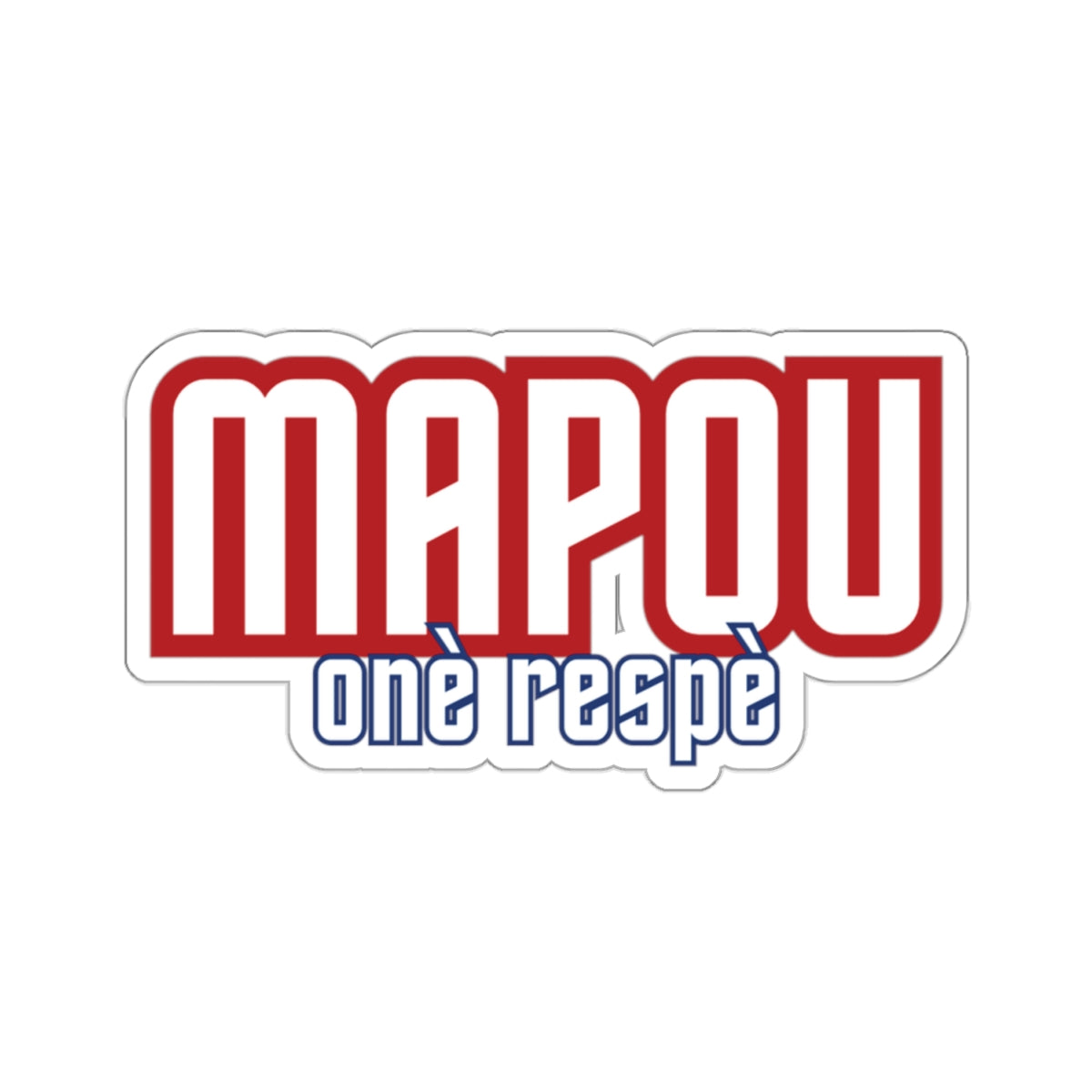 Mapou Comics Kiss-Cut Stickers