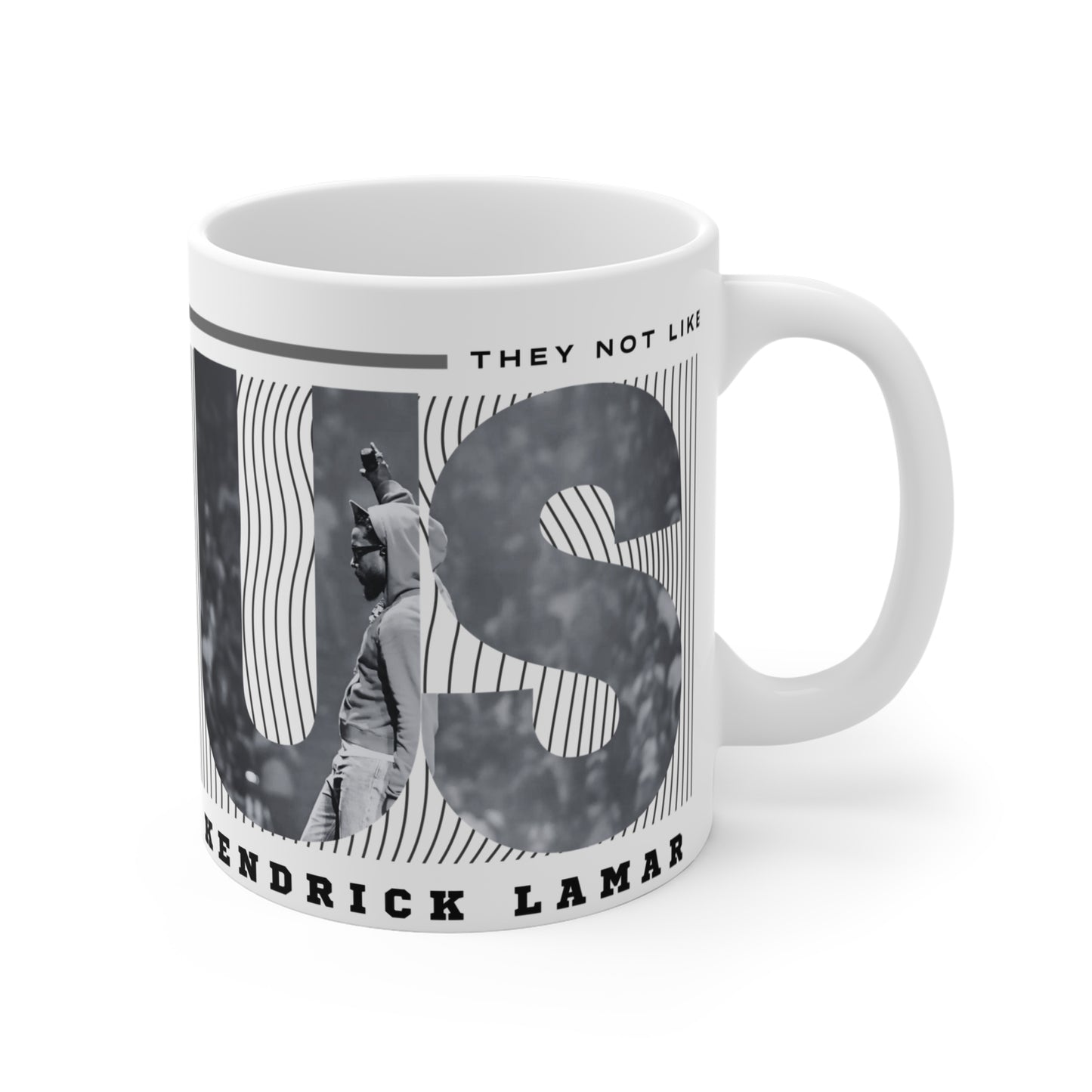 "Not Like Us" Mug in white – For the Real Ones Only