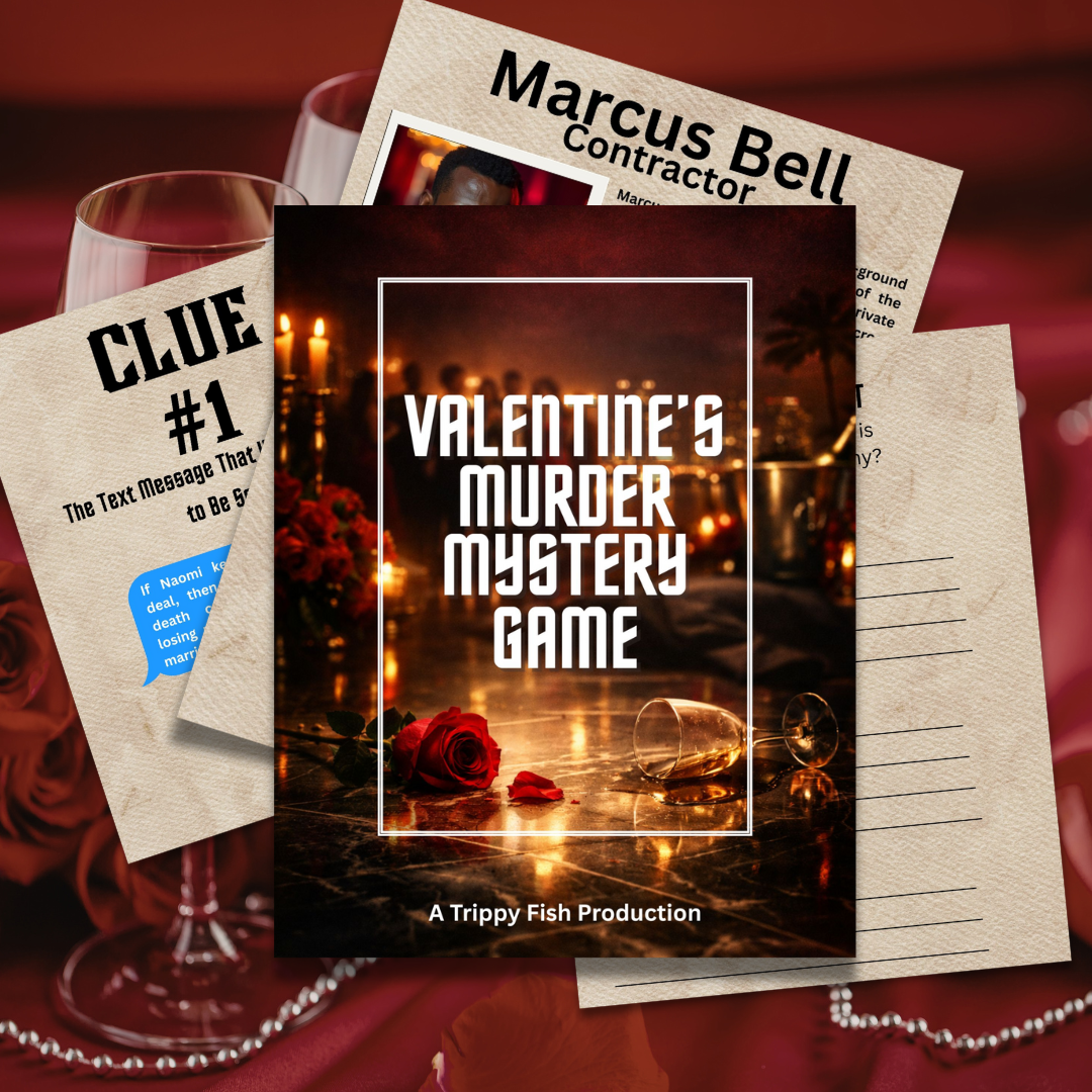 Valentines Date Night- Printable Murder Mystery Kit