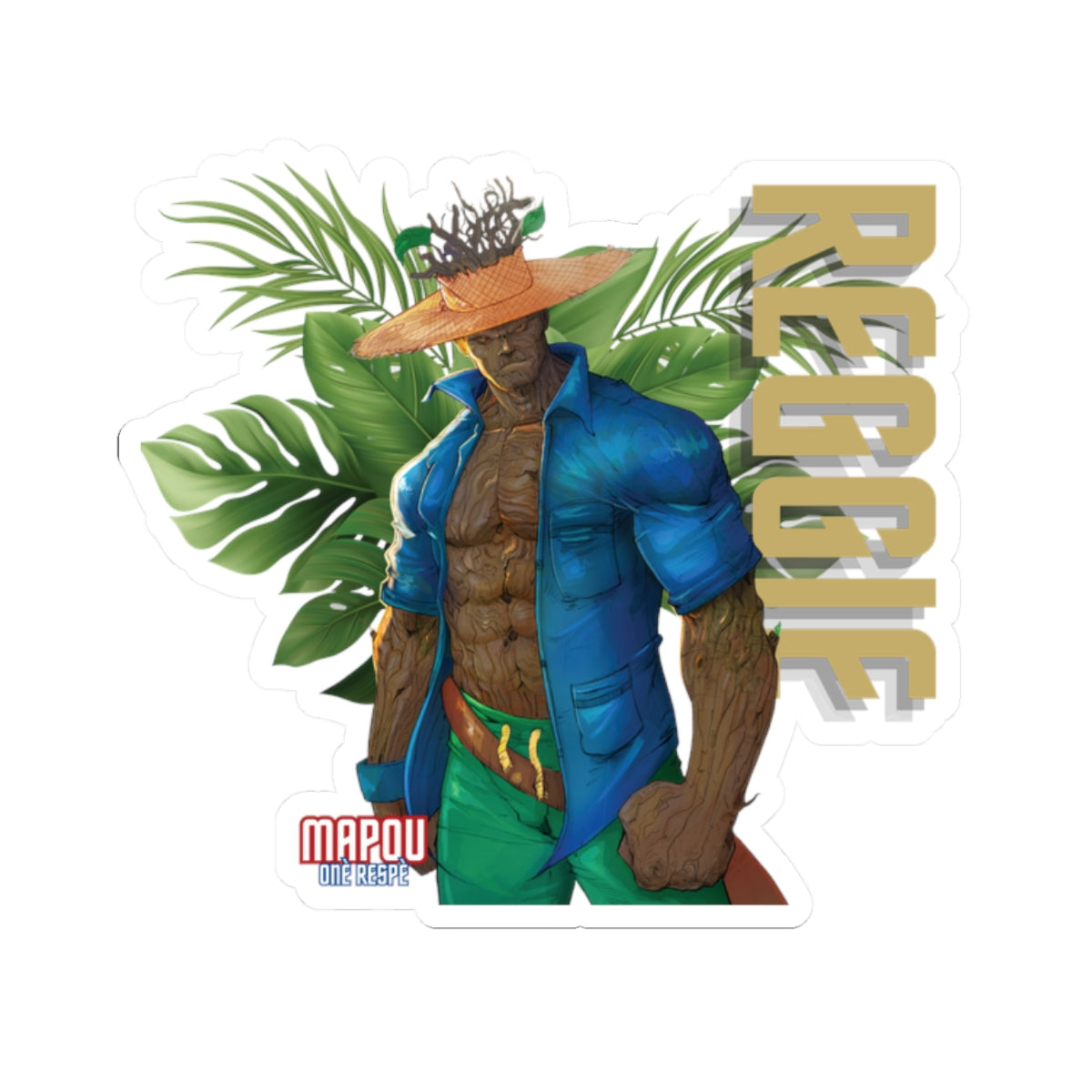 Mapou Comics Reggie Kiss-Cut Stickers