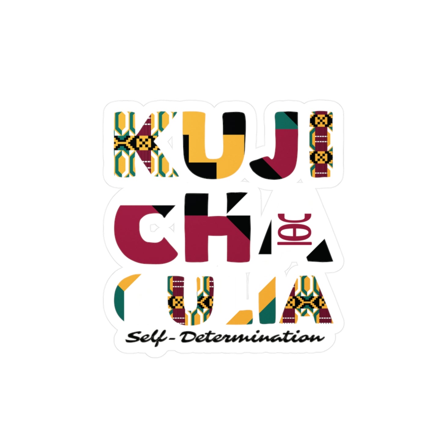 Kujichagulia Kwanzaa Vinyl Decals