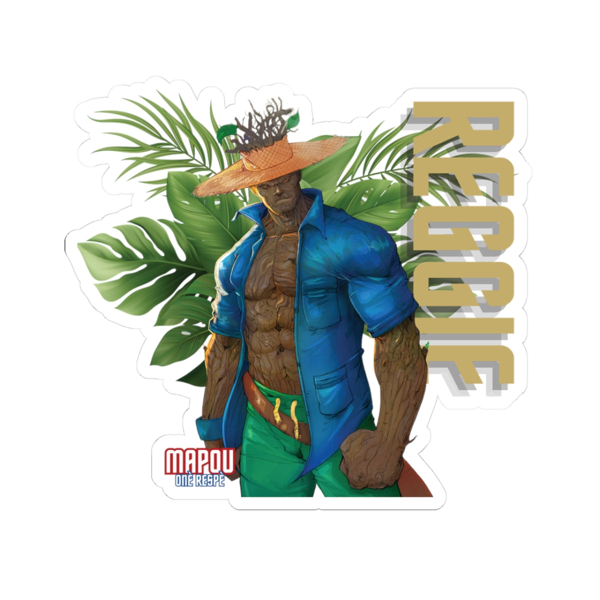 Mapou Comics Reggie Kiss-Cut Stickers