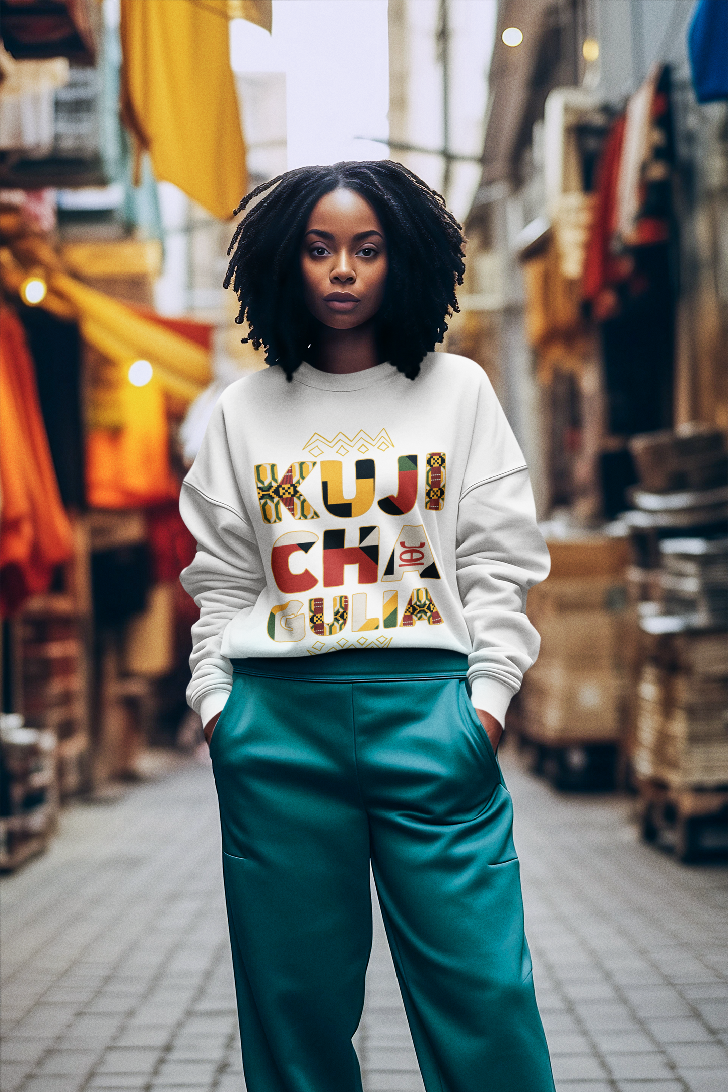 Kujichagulia Pullover Sweater – Define Your Journey