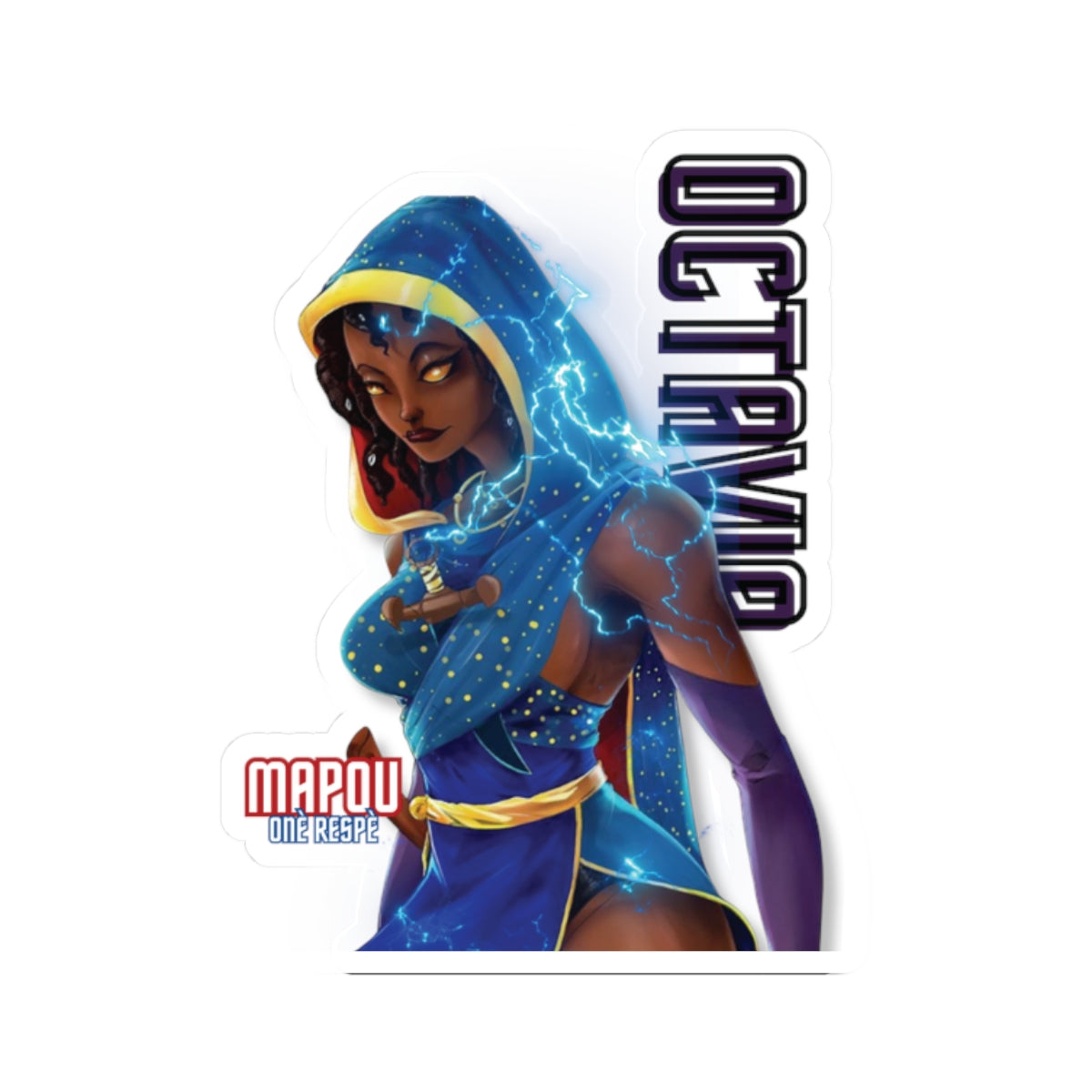 Mapou Comics Octavia Kiss-Cut Stickers