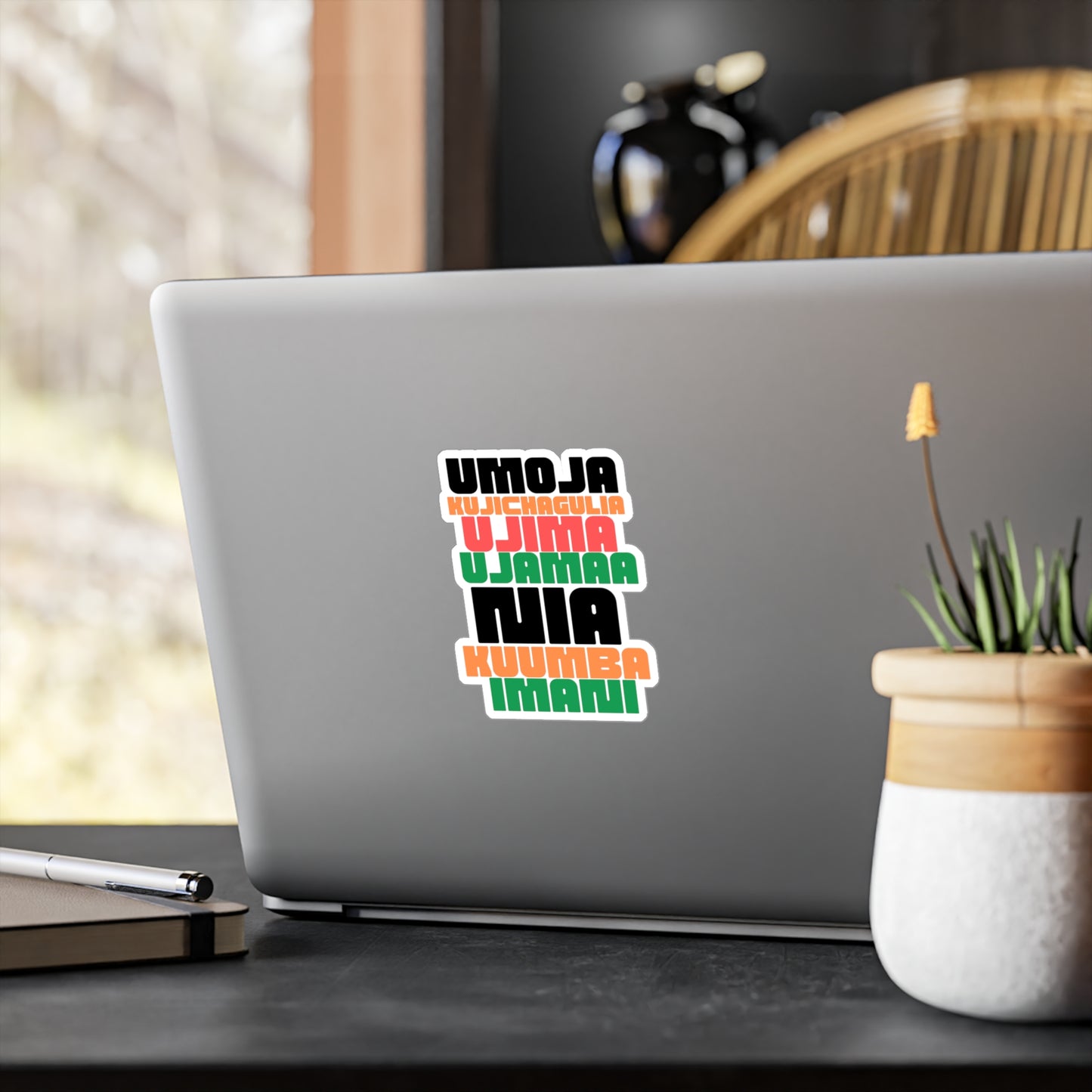 Kwanzaa Principles Vinyl Stickers