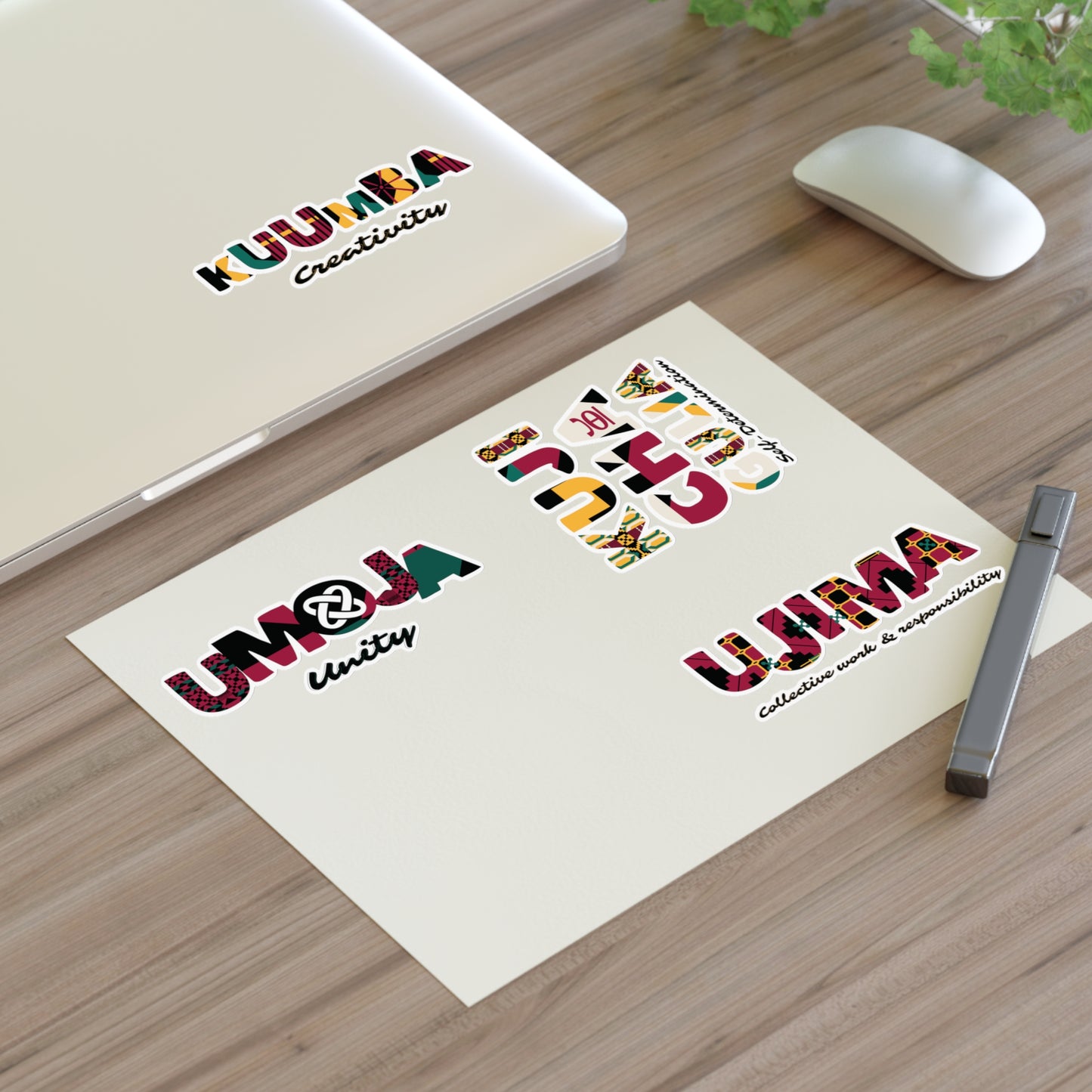 Kwanzaa Principles Sticker Sheets