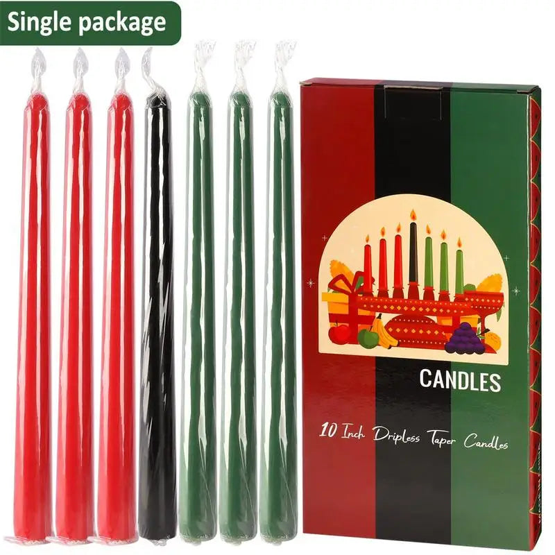 7 Piece Kwanzaa Candle Set